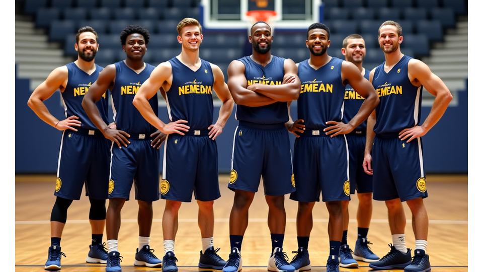 Custom basketball team uniforms