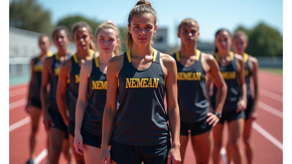 Custom track and field team uniforms